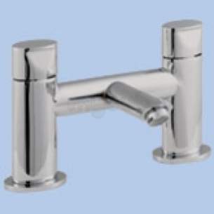 Twyfords Contemporary Brassware -  Orb 2 Tap D/m Bath Filler 429350 Rb5255cp