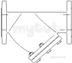 Oventrop Industrial Valves and Actuators -  Cast Iron Y Type Strainers Dn50 1122050ni