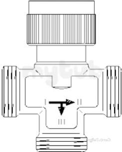 Oventrop Industrial Valves and Actuators -  Tri-d 3 Day Diverting Valves Dn15