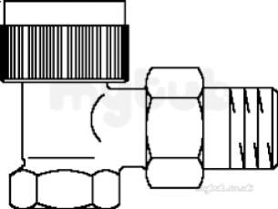 Oventrop Industrial Valves and Actuators -  Dbl Reg Function Angle Pattern Dn15