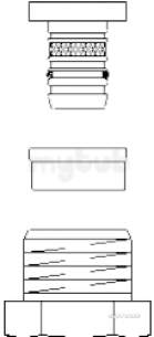 Oventrop Industrial Valves and Actuators -  Compression Fitting Outlet Only 1507355nir