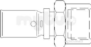 Oventrop Industrial Valves and Actuators -  Oventrop Press Fitting 20 X 25mm 1/2