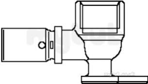 Oventrop Industrial Valves and Actuators -  W/mounted Connect 90d Elbow 20x25x1/2