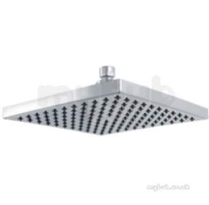 Pegler Luxury Bathroom Brassware -  Pegler Waterfall 220mm Square Shower Head