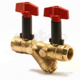 Pegler General Commercial Valves -  Pegler Pb560ext Ball Vlv And Strner Red 20