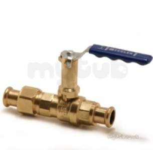 Pegler Push and Press General Valves -  Pegler Psu550el Press Dzr Ball Valve 18