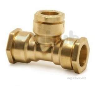 Isiflo Fittings For Mdpe 20mm 63mm -  Yorks R130 50x50x32 Dzr Tee Reduced