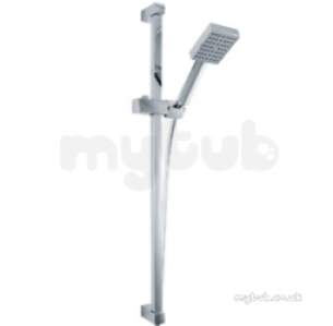 Pegler Luxury Bathroom Brassware -  Pegler Waterfall Single Mode Square Hset