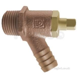 Safety Valves and Do Cocks -  1/2 Inch Bmt Plug Drain Cock Type A 833