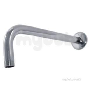 Pegler Luxury Bathroom Brassware -  Pegler Waterfall 265mm Round Shower Arm