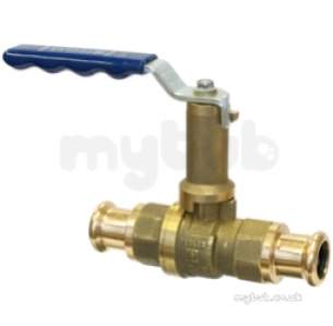 Pegler Push and Press General Valves -  Pegler Ps550el Press Dzr Ball Valve 18