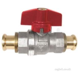 Pegler Push and Press General Valves -  Pegler Ps500t Press Brass Ball Valve 15