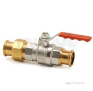 Pegler Push and Press General Valves -  Pegler Psu500 Press Brass Ball Valve 28