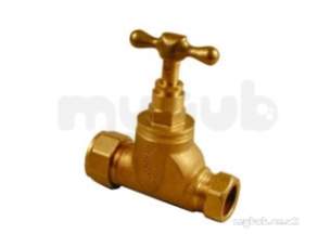 Kuterlite 600 Range Compression Fittings -  Pegler Yorkshire Kut K777 Stopcock 25x22