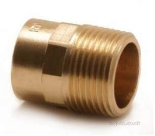 Yorkshire Endex End Feed Fittings -  Endex N3 12mm X 1/2 Inch Mi Str Connector