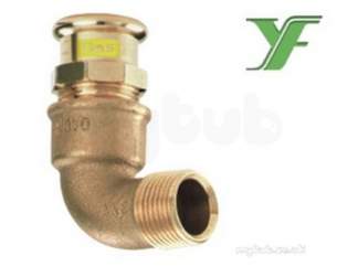 Yorkshire Pressfit Fittings -  Sg13 28x1 Gas Xpress Male Elbow 39802