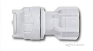 Polypipe Polyplumb Polyfit -  15mm X 1/2 Inch Hand Tightn Tap Connect Wht 10