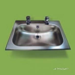 Pland Catering Sinks and Stands -  Pland Economy Inset Washbasin Ss