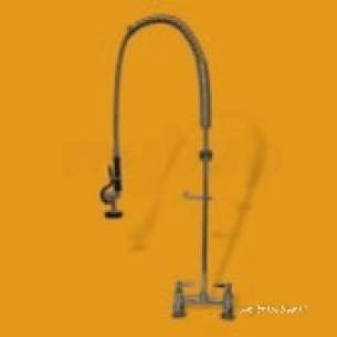 Pland Catering Sinks and Stands -  Pland Two Tap Holes Pre-wash Unit C/w Spout