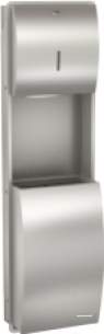 Sissons Stainless Steel Products -  F0143 Stratos Paper Towel And Waste Bin Ss