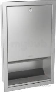 Sissons Stainless Steel Products -  Rodan Recess Paper Towel Dispenser