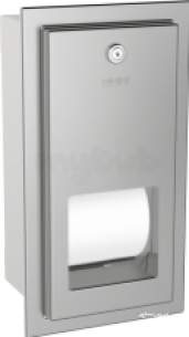 Sissons Stainless Steel Products -  Rodan Recess Toilet Roll Dispenser