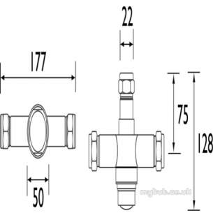 Gummers Commercial Showers -  Sirrus Gumthermo Mixing Valve Tmv322mm