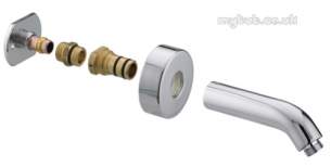 Gummers Commercial Showers -  Sirrus Ffsa170-cp F/fix Shower Arm Kit Cp