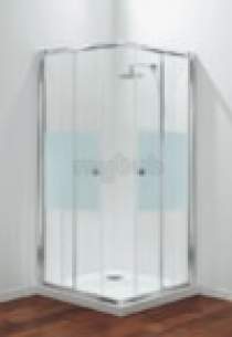 Coram Premier Shower Enclosures -  Premier 900mm C/entry 2-box Wh/cl/pl