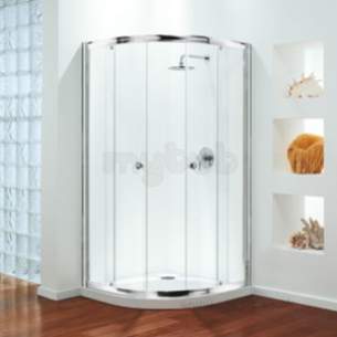 Coram Premier Shower Enclosures -  New Premier 800 Quad Frame Plus Door Pack Sl/cl