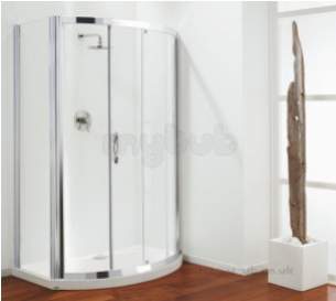 Coram Premier Shower Enclosures -  Premier Bow Front 1200mm Frame Pk Only Ps/cl