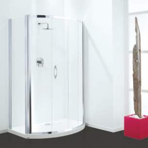 Coram Premier Shower Enclosures -  Coram Premier 550mm Bow Front Side Panel