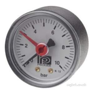 Prestex Pressure Reducing Valves -  Prestex Pg 0-10 Bar Pressure Gauge