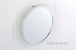 Croydex Bathroom Accessories -  Twist N Lock Qm321041 Anti-fog Mirror