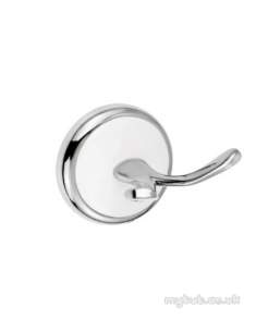 Croydex Bathroom Accessories -  Islington Qm601745 Double Robe Hook