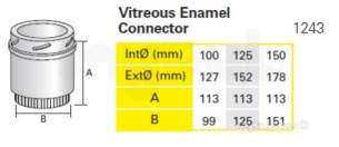 Rite Vent B Vent -  Rite Vent B-vent Vit Enamel Conn 100mm