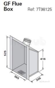 Rite Vent Flue Liner -  Rite-vent 125 Single Skin Flex Fluebox