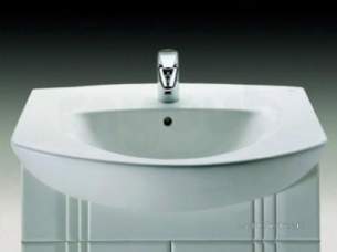 Roca Sanitaryware and Accessories -  Roca Laura 700 X 485mm One Tap Hole Vanity Basin White