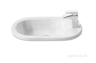 Roca Sanitaryware -  Roca Meridian-n 600 X 340mm One Tap Hole In Countertop Basin Wh