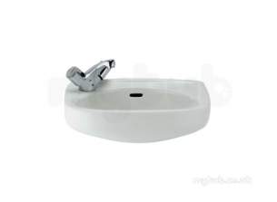 Roca Sanitaryware and Accessories -  Roca Ibis 440 X 310mm No Tap Holes Cloakroom Basin White