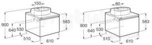 Roca Furniture and Vanity Basins -  Roca H And H 610 X 510 Base Unit Single Draw G/bge