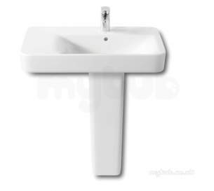 Roca Sanitaryware -  Roca Senso Square 750 X 475mm One Tap Hole Left Hand Basin Wh