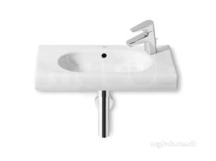 Roca Sanitaryware -  Roca Meridian-n Compact 600 One Tap Hole W/h Basin Right Hand Wh