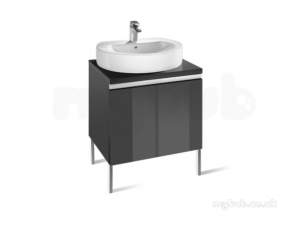 Roca Furniture and Vanity Basins -  Roca H And H 610 X 510 Base Unit Single Draw G/bge