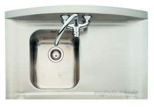 Rangemaster Sinks -  Rangemaster Roma 1 0b Sink/accs Pk Brshd Ss