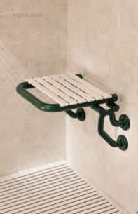 Neaco Shower Trays -  Neaco Df5805 Lux Hinged Shower Seat Wh