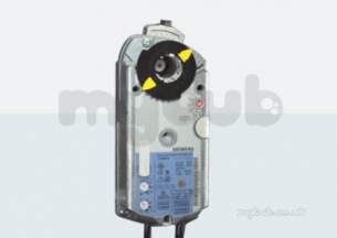 Landis and Staefa Control Systems -  Siemens Geb131.1e 24v 15nm Rotary Actuator 3 Position