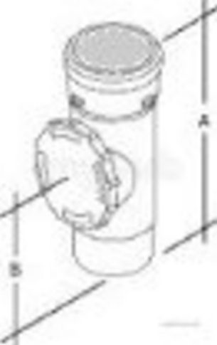 Marley Rainwater -  Marley Rf25-b Access Pipe 68 Mm Rf25b