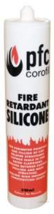 Corofil Fire Collars Putty and Mastic -  Corofil Fire Rated Whte Silicone 310ml