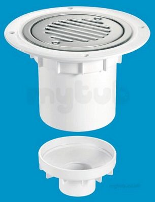 Mcalpine Tsg2ssslsc Seal Shower Gully Grate 75mm Stainless Steel